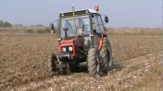 ZETOR 7745 Turbo, Niwa, Orba, Ploughing, Pflügen, Labourage, Pługi, Aratura