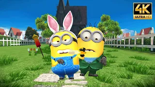 Despicable Me Minion Rush Residential Area(Special Mission) with Bunny n Frankenstein minions - 4K