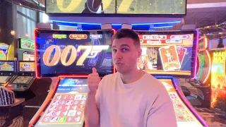 What a BONUS On 007 James Bond Slot Machine!