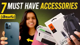 Top 7 Best iPhone Accessories in India 2023⚡️in Telugu⚡️iPhone 12 | iPhone 13⚡️
