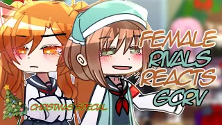 ~|Female Rivals Reacts|~|Yandere Simulator|~|Happy Holidays!|~|GCRV|~