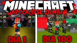 100 DIAS NO APOCALIPSE ZUMBI | MINECRAFT O FILME