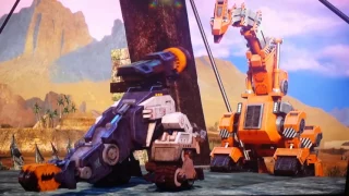 Dinotrux fight