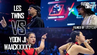 LES TWINS vs WAACKXXXY & YOON JI - FUSION CONCEPT 2022 - Semi Final - 1st Battle