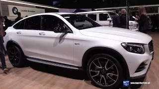 2017 Mercedes AMG GLC 43 4Matic Coupe - Exterior Interior Walkaround - 2017 Geneva Motor Show