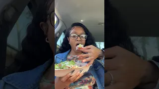 Trying a chipotle bowl with hot cool ranch Doritos #trending #mukbang #viral