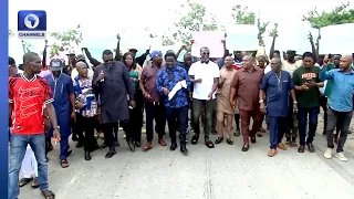 IPMAN, Koko Residents Protest Sealing Of Depot