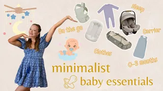 9 BABY MUST HAVES 👶 was braucht man WIRKLICH? minimalistische Erstausstattung / Newborn 0-3 Monate ♥