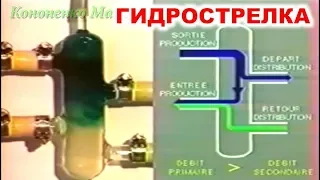 Hidraulic separator. How it works? Comparison with bypass. Low loss header on heating systems.