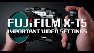 FUJIFILM X-T5 Video Settings | How to avoid artefacts, ghosting and banding!