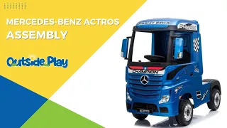 Licensed Mercedes-Benz Actros 4WD 24V Ride On Lorry Assembly | Outside Play