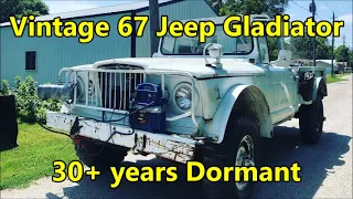 Forgotten 1967 Jeep Gladiator - Dormant over 40 Years (6k Original Miles!)