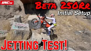 Jetting Test! Beta 250RR Initial Setup.