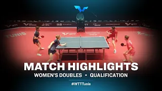 Puchovanova Nikoleta/Sinkarova Dasa vs Migot Marie/Gauthier Lucie | WTT Contender Tunis | WD | Qual