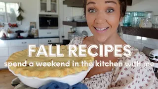 Fall Recipes! | Pumpkin Chicken Chili, Sourdough Apple Pie, Healthy Marshmallow, & Egg Yolk PSL