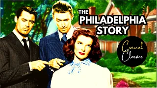 The Philadelphia Story 1940, Katharine Hepburn, Cary Grant, Jimmy Stewart, full movie reaction