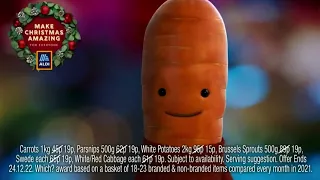 Aldi Kevin The Carrot Christmas Ad 2022