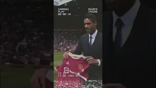 Varane announcement at Old Trafford