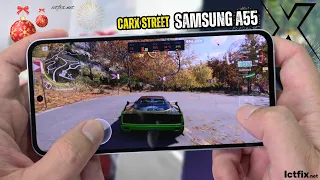 Samsung Galaxy A55 CarX Street Gaming test | Exynos 1480, 120Hz Display