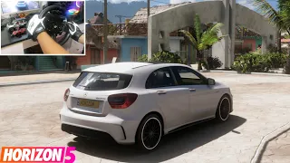 2013 Mercedes Benz A 45 AMG || Forza Horizon 5 || Stock Sound || Steering Wheel Gameplay || PC 4K ||