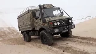 Зимние испытания Mercedes Unimog