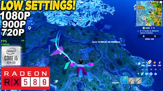 Fortnite Chapter 5 Season 1 RX 580 - 1080p 900p 720p Low,