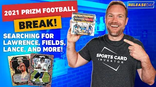 Breaking 2021 PRIZM FOOTBALL Hobby Box!💥Searching for Lawrence, Fields, Lance and More!