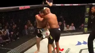 Anderson Silva vs Michael Bisping,тот самый удар коленом