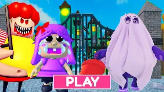 NEW UPDATE | BABY POLLY FALL IN LOVE WITH HALLOWEEN GRIMACE (OBBY) #roblox
