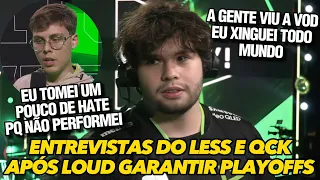 ENTREVISTAS DO QCK E LESS APÓS LOUD GARANTIR VAGAS PARA OS PLAYOFFS E FICAREM 2 VITÓRIAS DE SHANGHAI