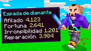 MINECRAFT pero A CADA PASO CONSIGO UN ENCANTAMIENTO 😍😱