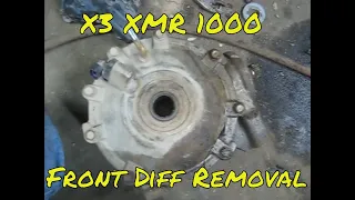 Can Am X3 Front Diff Removal