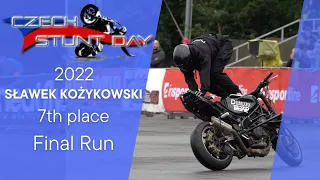 Czech Stunt Days 2022 - Sławek Kożykowski 7th place Final Run (4K quality)