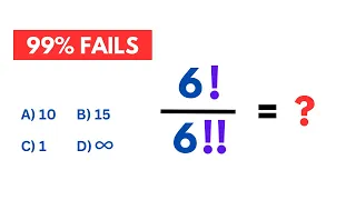 DOUBLE FACTORIALS | Math Olympiad problem