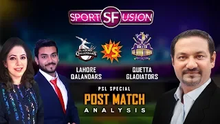 Quetta Gladiators thrash Lahore Qalandars | Match Analysis | Sports Fusion Live | GTV News