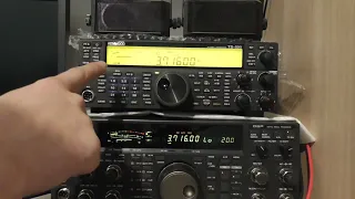 Kenwood TS-870 vs TS590SG test 4 SSB antena GP - QRM weak signal