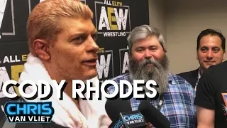 Cody explains the Triple H reference in his DoN entrance, Jon Moxley, his match with Dustin