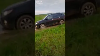 Kia Sorento  полный привод в действии!!!