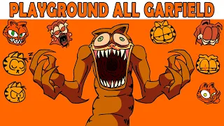 FNF Character Test 🎤 Gameplay VS Playground - ALL Garfield mods