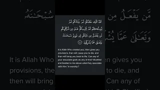 Surah Ar Rum Ayat 40 #shorts #fatihseferagic #quran