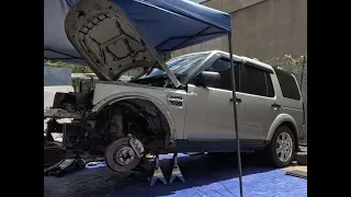 Land Rover Discovery 4 Engine removal with body on episode 2