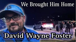 CASE SOLVED DAVID WAYNE FOSTER  (THE RECOVERY)