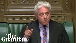 John Bercow refuses to allow 'meaningful vote' on Brexit deal