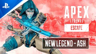 Apex Legends | Трейлер персонажа Эш | PS5, PS4