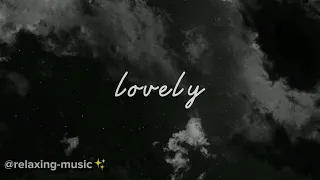 Lovely -Billie Eilish ft. Khalid (slowed-reverb) ll with rain sound 🖤✨