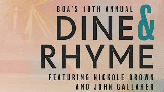 Dine and Rhyme 2015