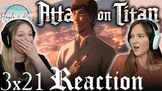 Attack Titan | ATTACK ON TITAN | Reaction 3x21