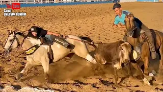 DISPUTA FEMININA NA VAQUEJADA DO PARQUE ALDENORA VIEIRA GOMES