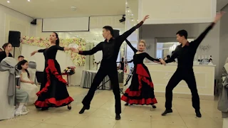 Калмыцкая свадьба. Испанский танец - студия "Баин Тег"