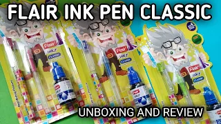 Flair inky classic pen unboxing and review